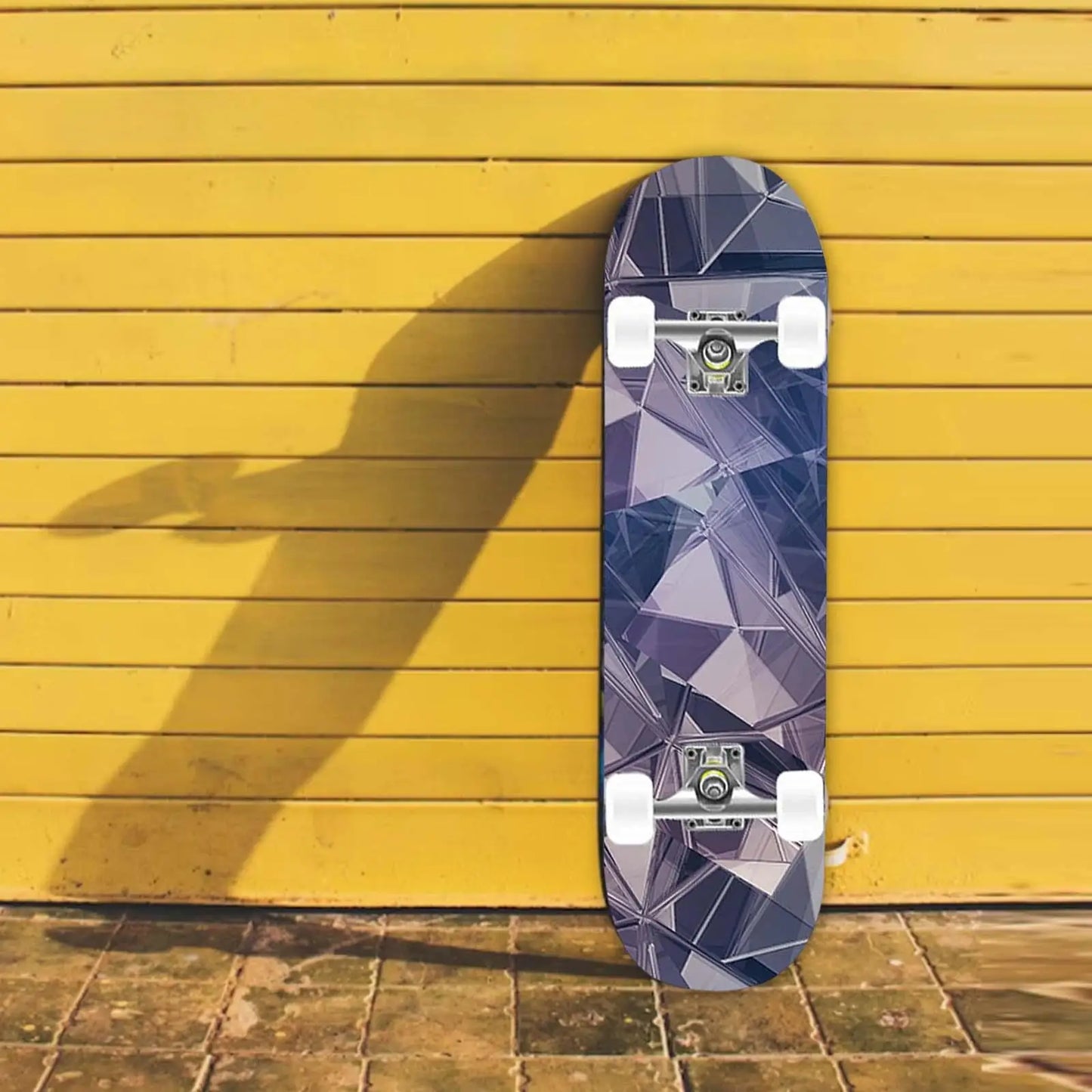 Skateboard Complete Double Kick Fully Mute Longboard for Beginners Women Man