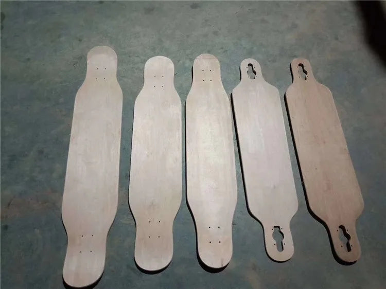 Kids DIY Blank Paintable Skateboard Deck Maple Double Kick Creative Art Party Activity Skate Board Grip Longboard Skateboard