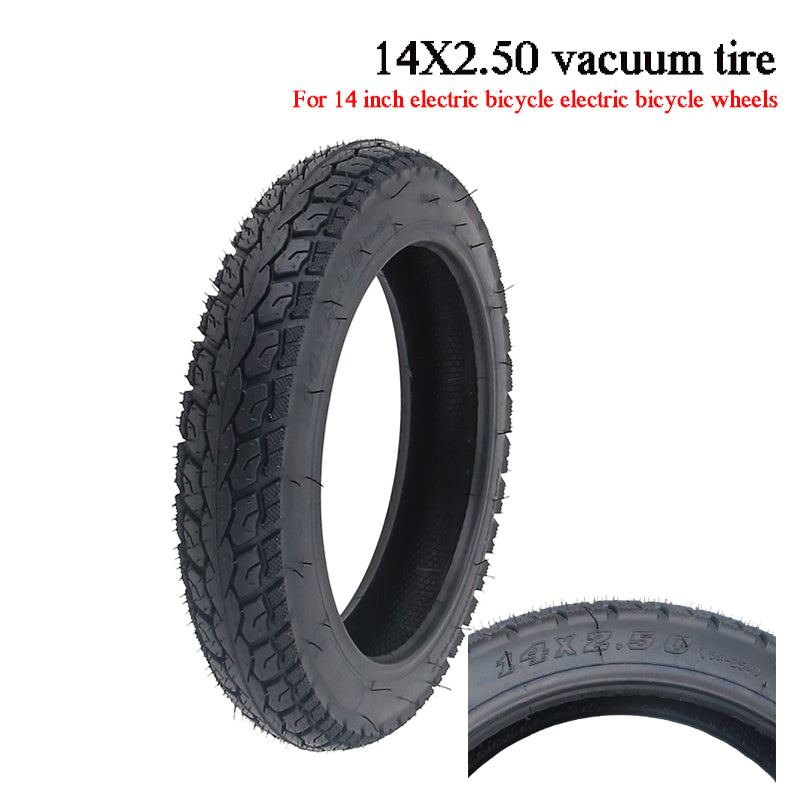 Electric Scooter 14x2.50（64-254） 14*2.50 tires Vacuum Tire 14 inch for 14 inch electric bicycle electric tubeless tires E-bike