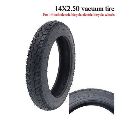 Electric Scooter 14x2.50（64-254） 14*2.50 tires Vacuum Tire 14 inch for 14 inch electric bicycle electric tubeless tires E-bike