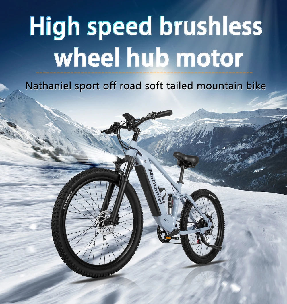 Electric bicycle 1000W 48V 20AH, 27.5“ E-Bike Long Range for Mountain & Road Riding ,electric bike adults,Mountain bikes