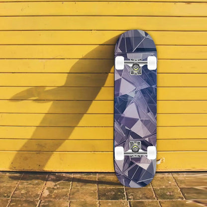 Skateboard Complete Double Kick Fully Mute Longboard for Beginners Women Man