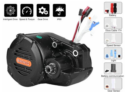 Electric Bicycle 1000W Carbon Electric Mountain Bike Frame Full Suspension Ebike