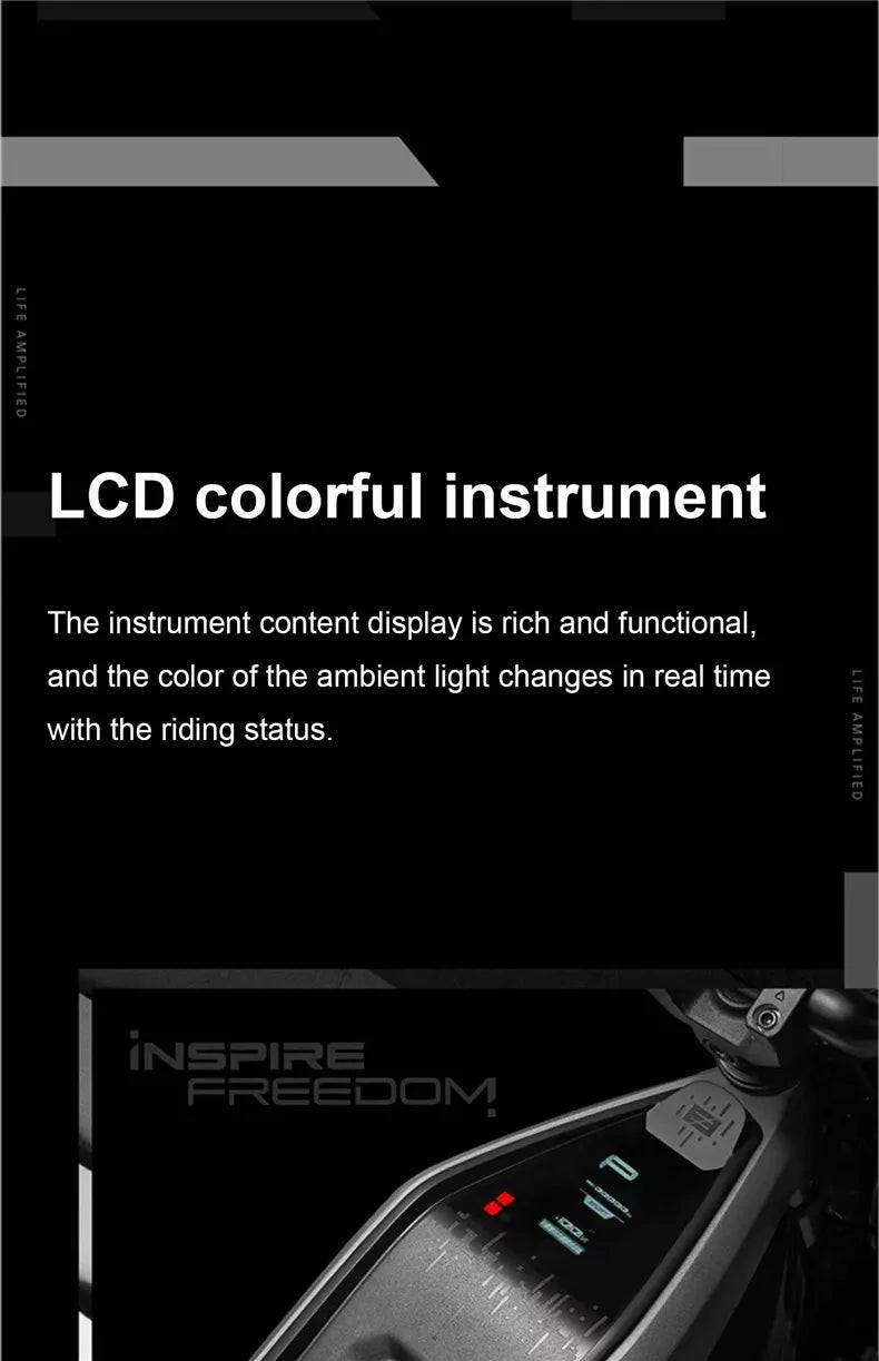 17" urban e-bike e-scooter 50km/h CITY  electric bicycle mid-motor mobility excursions Soft tail electric motorcycle smart ebike