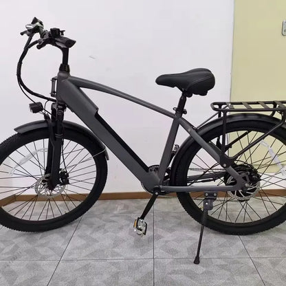 26-inch electric bicycle with built-in 750Wmotor, 48V10.4AH battery,time-saving and labor-saving E-bike for urban transportation