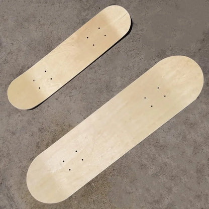 Kids DIY Blank Paintable Skateboard Deck Maple Double Kick Creative Art Party Activity Skate Board  Grip Longboard Skateboard