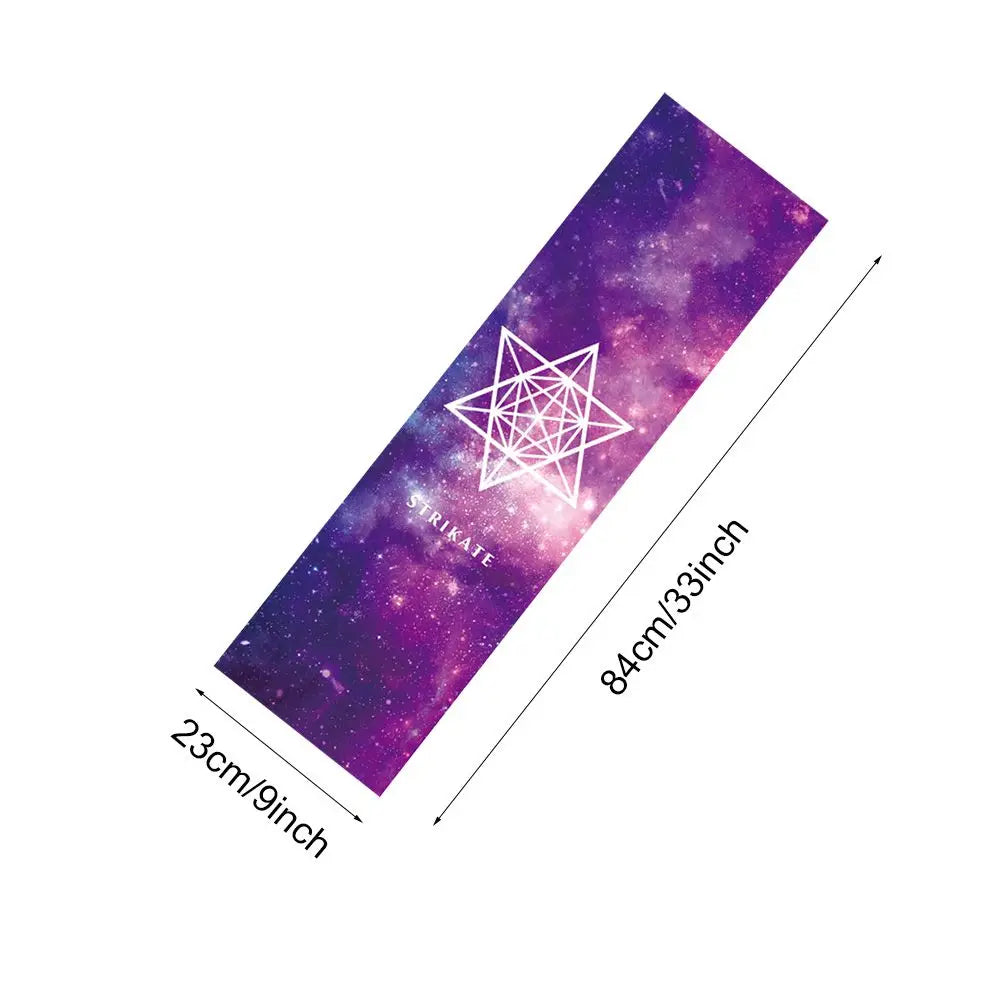 Electric Scooter Skate Board Deck Sticker Double Rocker Skateboard Sandpaper Self-adhesive Waterproof Stickers