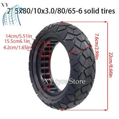 Electric BIke 10 inch 255X80/10X3.0(80/65-6) solid tire Electric Bicycle for Electric Scooter Tire accessories Electric BIke