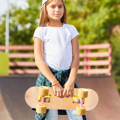 Blank Wood Skateboard Deck DIY Unpainted Board for Teens Adults Custom Design Strong and Sturdy Riding Experience for Families
