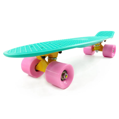 58cm Skate Board Kids Leaner Retro Cruiser 22inch Children Skateboard
