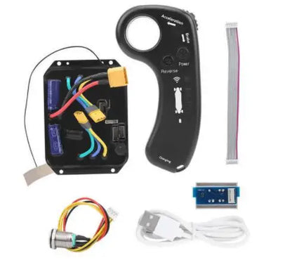 36V Dual Motor Electric Skateboard Controller Control Mainboard Longboard Drive ESC Speed Governing Remote Control Kit Hub Contr