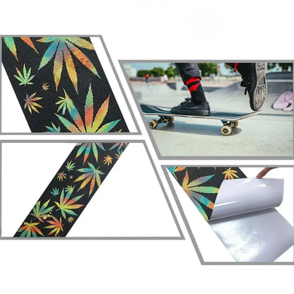 Electric Scooter Skate Board Deck Sticker Double Rocker Skateboard Sandpaper Self-adhesive Waterproof Stickers