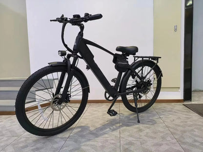 26-inch electric bicycle with built-in 750Wmotor, 48V10.4AH battery,time-saving and labor-saving E-bike for urban transportation