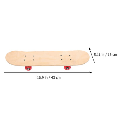 Kids Blank Skateboard Durable Diy Graffiti Skateboard Children Sports Toy Trick Skateboard Roller Outdoor Plaything Wooden Decks