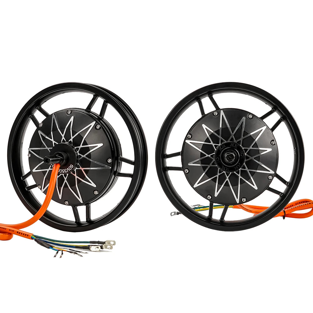 Electric Bicycle High Speed Motor 14 Inch 48V 60V 72V 2000W 5000W Electric Gearless Hub Motor 120km/h suitable for E-bike