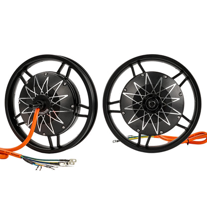 Electric Bicycle High Speed Motor 14 Inch 48V 60V 72V 2000W 5000W Electric Gearless Hub Motor 120km/h suitable for E-bike