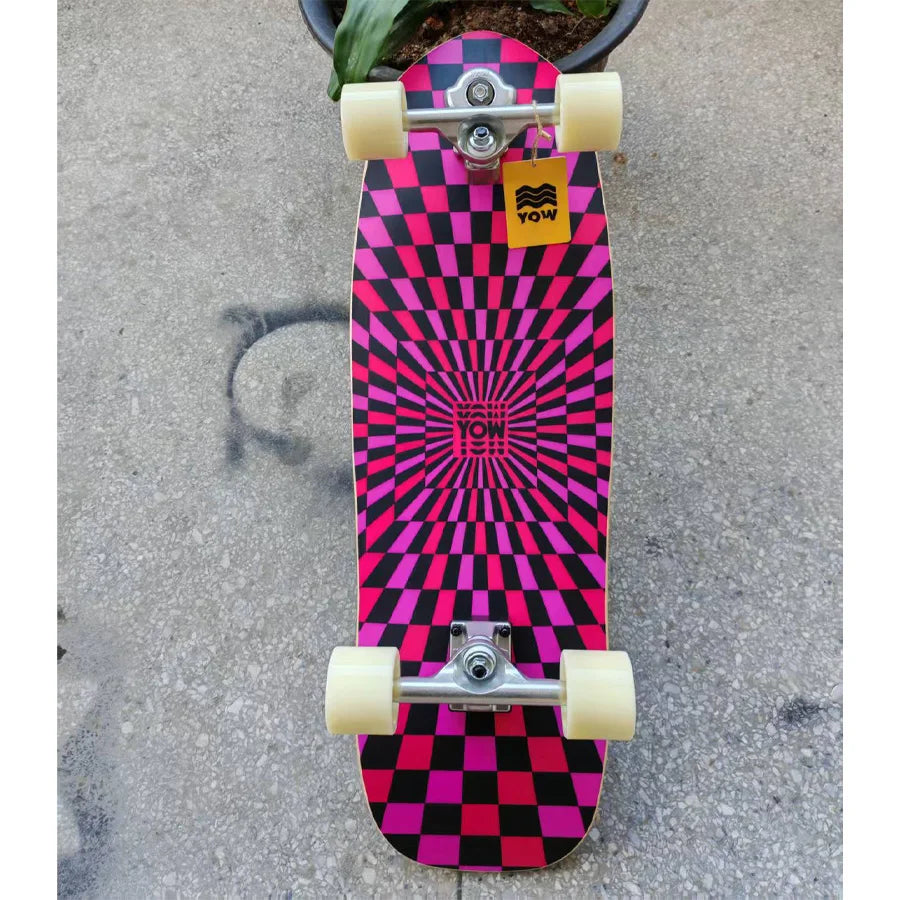 YOW land surf skateboard longboards whole kits good quality spring system branded with trucks wheels bearings and tool