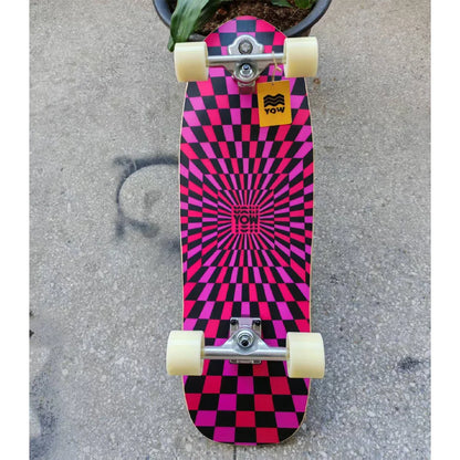 YOW land surf skateboard longboards whole kits good quality spring system branded with trucks wheels bearings and tool