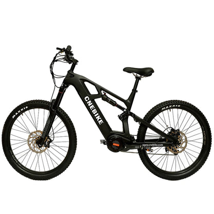 Electric Bicycle 1000W Carbon Electric Mountain Bike Frame Full Suspension Ebike