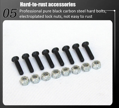 60/72/80cm Beginner Skateboard Maple Longboard Double-warped Skateboard Pro Standard Complete Skate Board for Adults Youths Kids