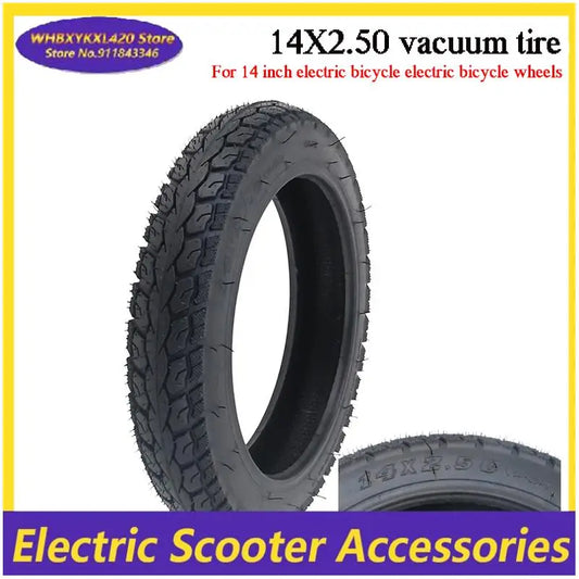 Electric Scooter 14x2.50（64-254） 14*2.50 tires Vacuum Tire 14 inch for 14 inch electric bicycle electric tubeless tires E-bike