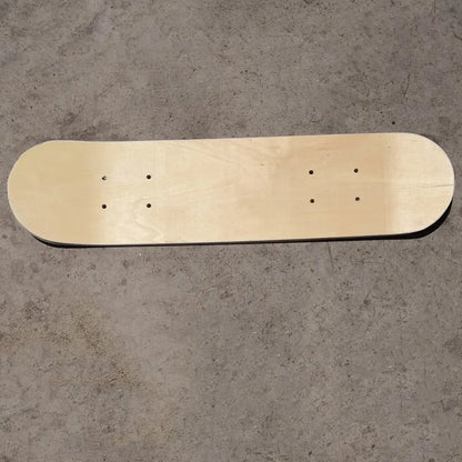 Kids DIY Blank Paintable Skateboard Deck Maple Double Kick Creative Art Party Activity Skate Board  Grip Longboard Skateboard