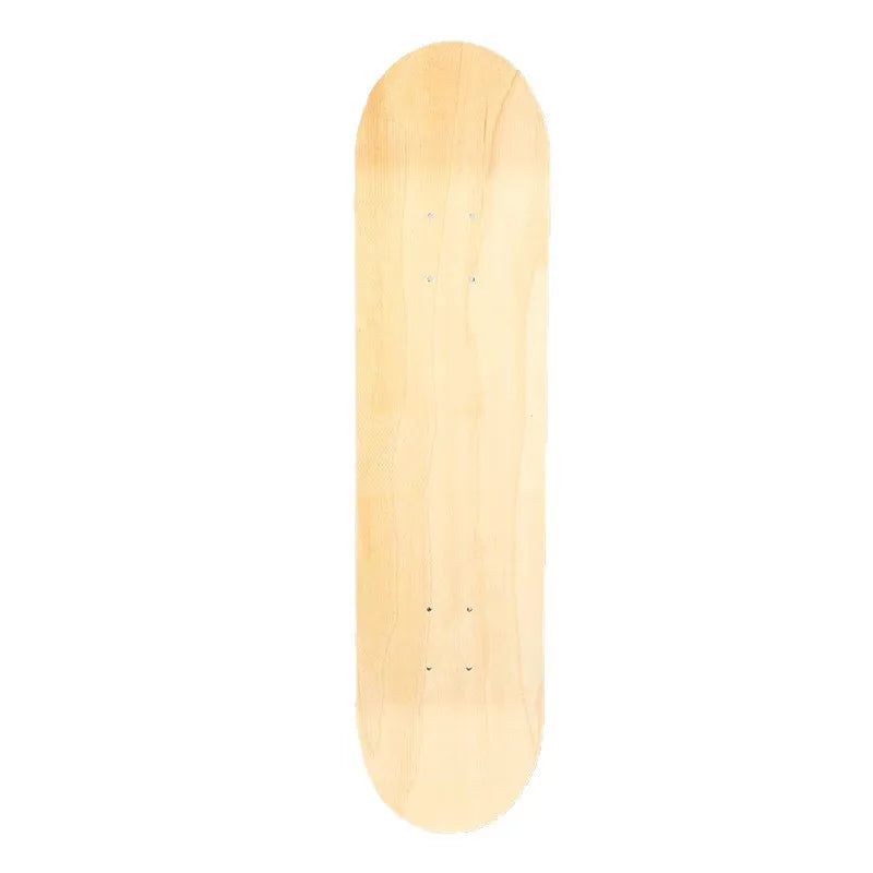 Kids DIY Blank Paintable Skateboard Deck Maple Double Kick Creative Art Party Activity Skate Board  Grip Longboard Skateboard