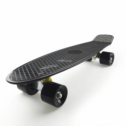 58cm Skate Board Kids Leaner Retro Cruiser 22inch Children Skateboard