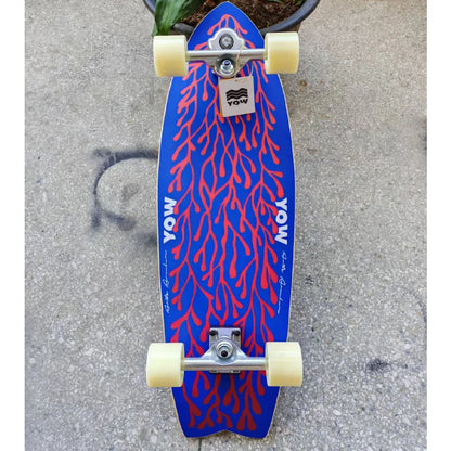 YOW land surf skateboard longboards whole kits good quality spring system branded with trucks wheels bearings and tool